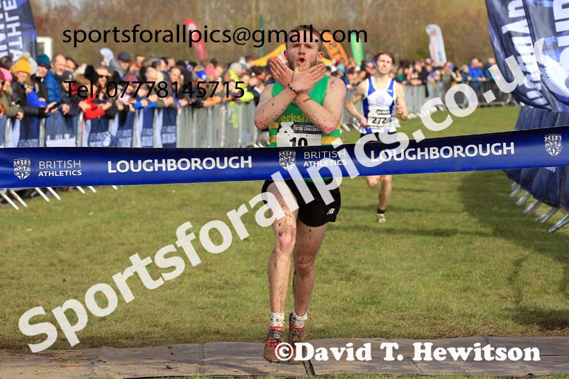 Mens Under-20s 2023 UK CAU Inter Counties Cross Country Champs, Prestwold Hall, Loughborough. Photo: David T. Hewitson/Sports for All Pics